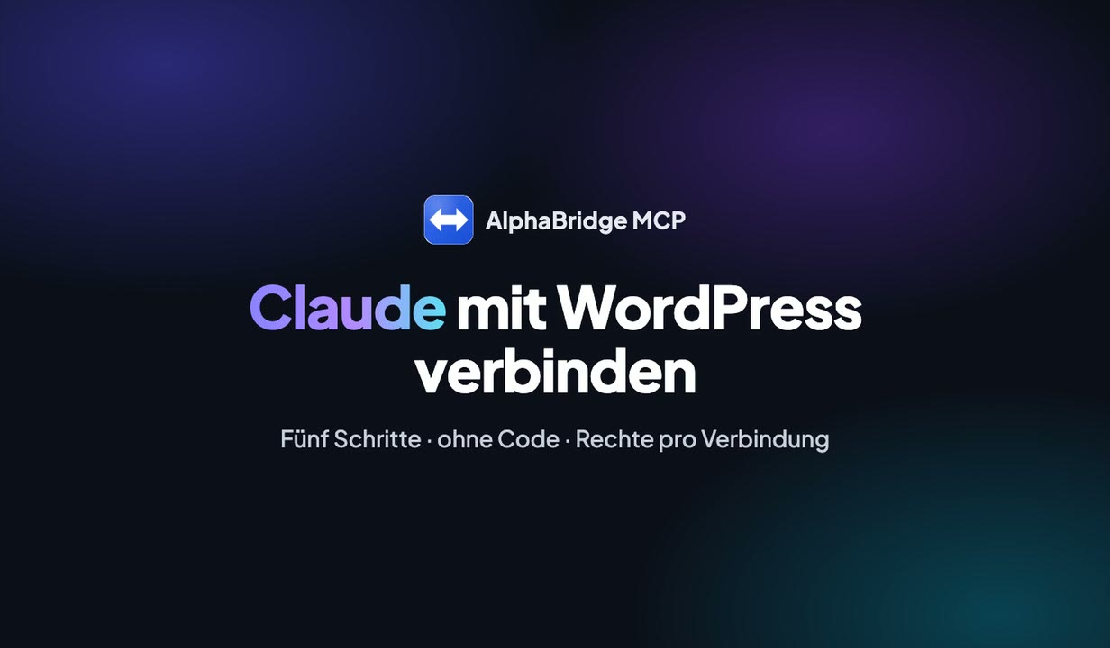 Video: Claude mit WordPress verbinden, in fünf Schritten